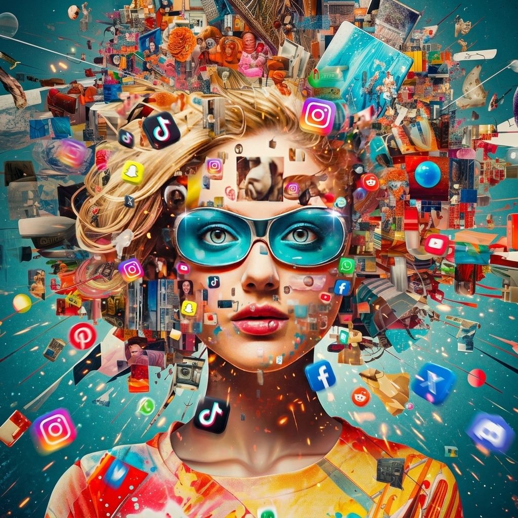 Colorful social media campaign artwork